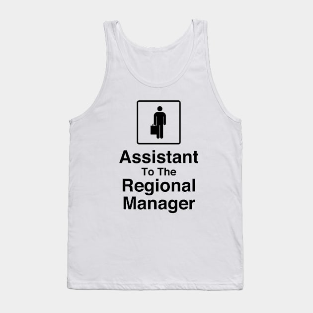 The Office - Assistant To the Regional Manager Black Set Tank Top by Shinsen Merch